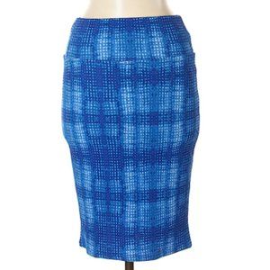 lularoe shibori tie-dye cassie pencil skirt EUC